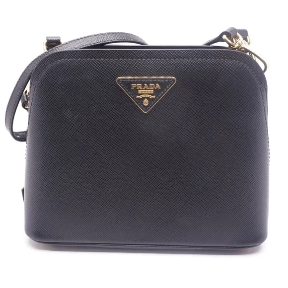 Prada Bags Prada Micro Saffiano Leather Matinee Bag In Black